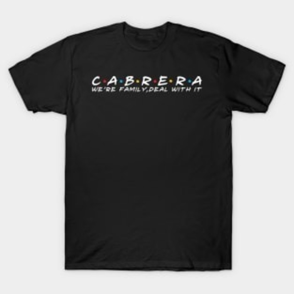 Cabrera We're Family Deal With It Acoustic Music Fan Graphic Art Unisex T-Shirt